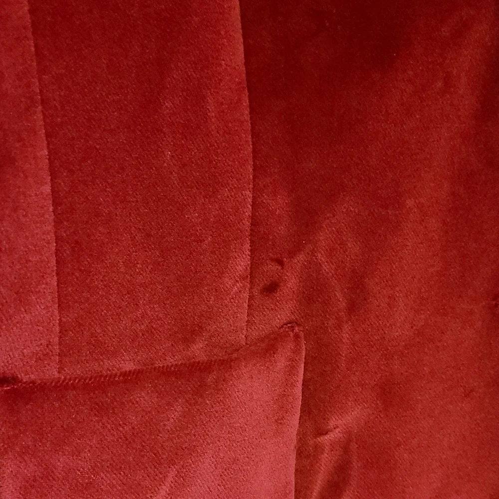 Talbot Petites Burgundy Velvet Looking Jacket - Picture 10 of 12